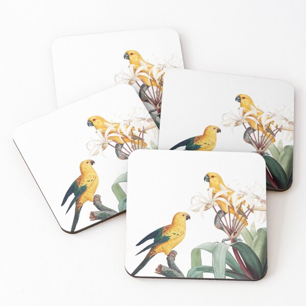 Item preview, Jungle Parrots illustration designed and sold by Ruwans.
