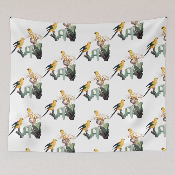 Item preview, Jungle Parrots illustration designed and sold by Ruwans.