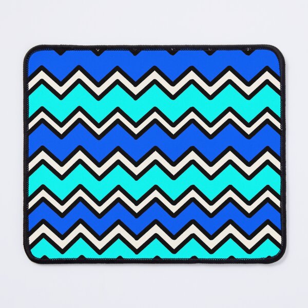 Item preview, Zig Zag blues and white pattern design  designed and sold by DesignedByEmma1.