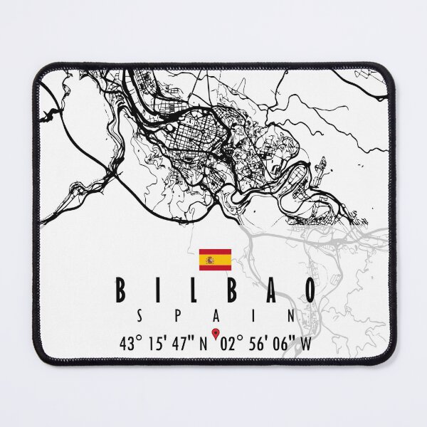 Item preview, Bilbao Map Spain designed and sold by hatimelhag.
