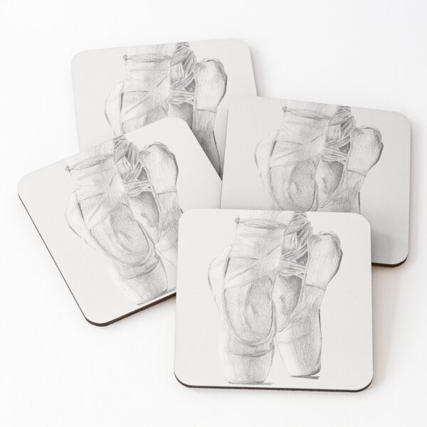 Item preview, Ballet Pointe Shoes Pencil Drawing designed and sold by harrifangs.