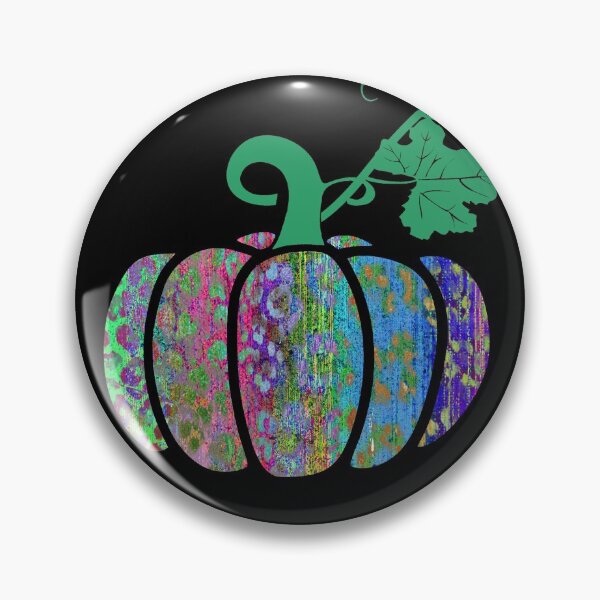 Item preview, Cute glitchcore colorful Leopard Cheetah print pumpkin  - halloween - autumn - fall  - colourful designed and sold by hasbeenz.