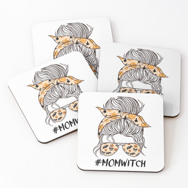Item preview, Mom witch halloween costume with Orange Women Funny Messy Buns designed and sold by ReichbournArt.