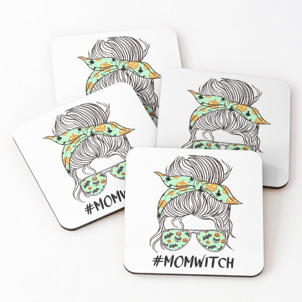 Item preview, Mom witch halloween costume with Green Women Funny Messy Buns designed and sold by ReichbournArt.