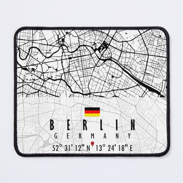 Item preview, Berlin Map Germany designed and sold by hatimelhag.