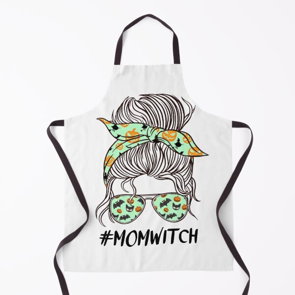 Item preview, Mom witch halloween costume with Green Women Funny Messy Buns designed and sold by ReichbournArt.