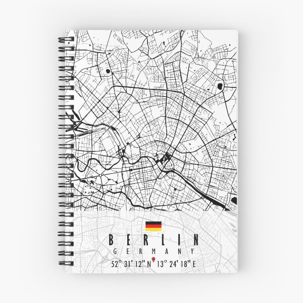 Item preview, Berlin Map Germany designed and sold by hatimelhag.