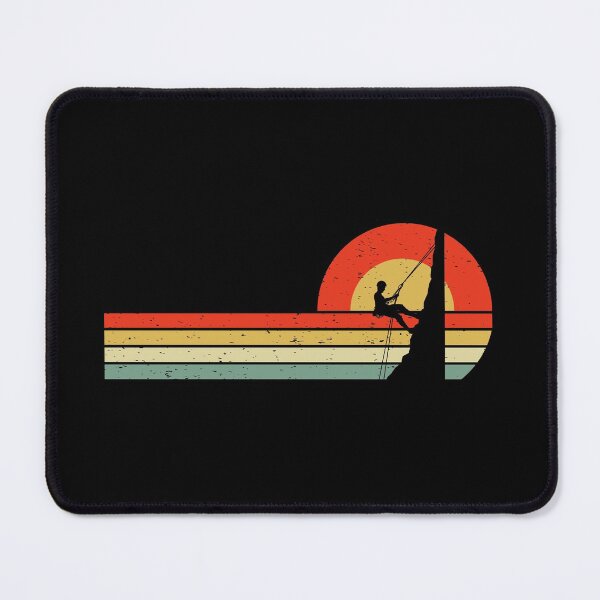 Item preview, Rock Climbing Bouldering Climber Vintage Retro Sunset designed and sold by CuteDesigns1.
