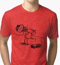 Krazy Kat and Ignatz Mouse Tri-blend T-Shirt