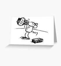 Krazy Kat and Ignatz Mouse Greeting Card