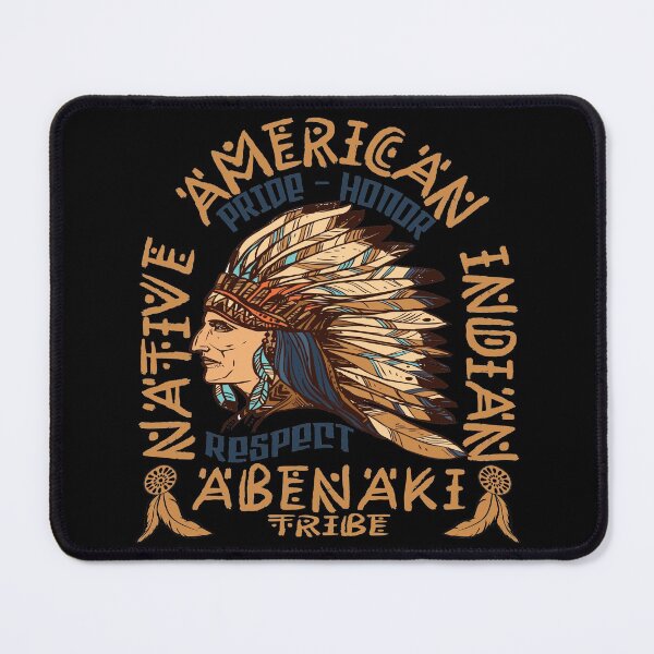 Aperçu de l'œuvre Tribu amérindienne Fierté, respect et honneur des Abénakis créée et vendue par mixedshop.