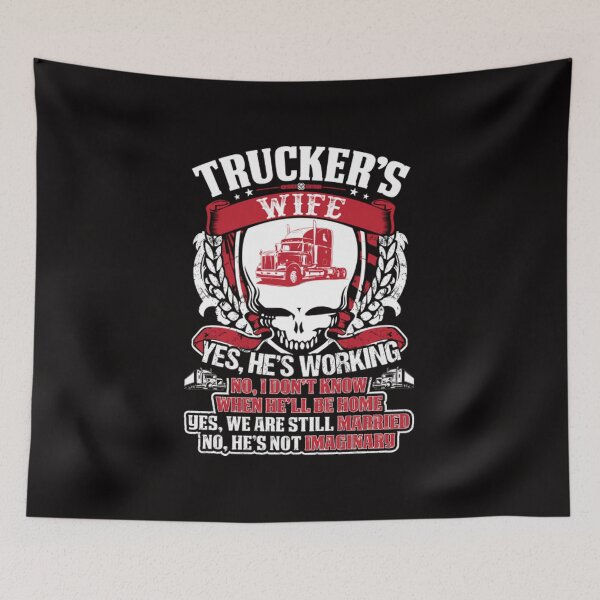 Item preview, Truckers Wife Yes Proud Trucker T Shirts For Trucker Gift For Trucker Family designed and sold by Pronce987.