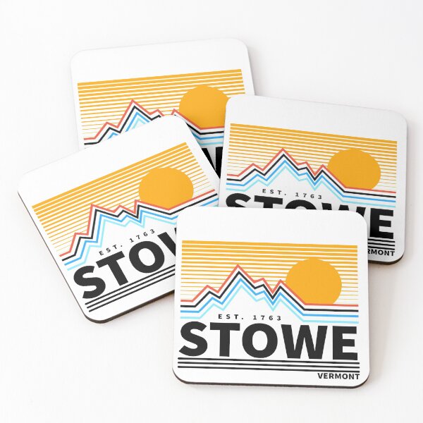 Item preview, Stowe Vermont Vintage Retro Hiking, Snowboarding Adventure Skiing designed and sold by tmartinezta.
