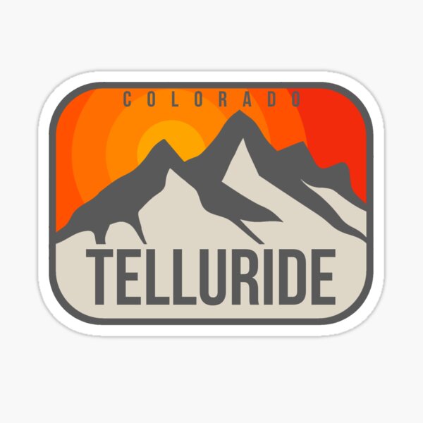 Vista previa del artículo con la obra «Telluride Colorado Vintage Retro Senderismo, Snowboard Aventura Esquí Montaña», diseñado y vendido por tmartinezta.