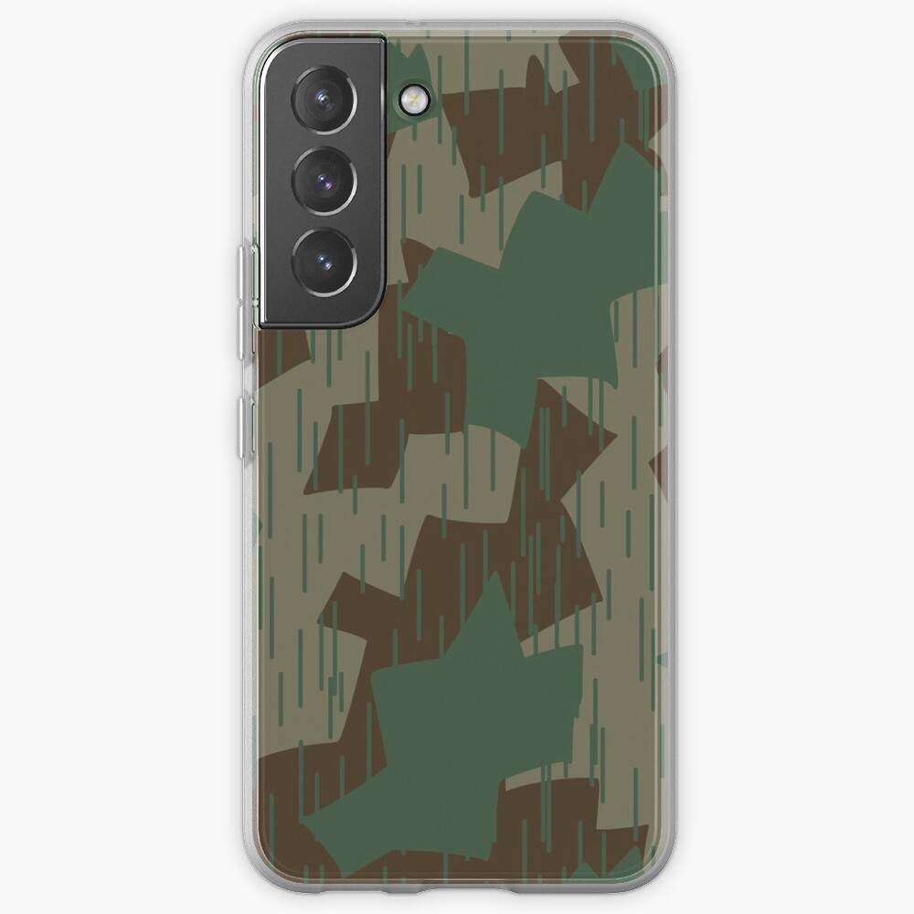 world war 2 german camouflage. Splittermuster. Samsung Galaxy Phone Case