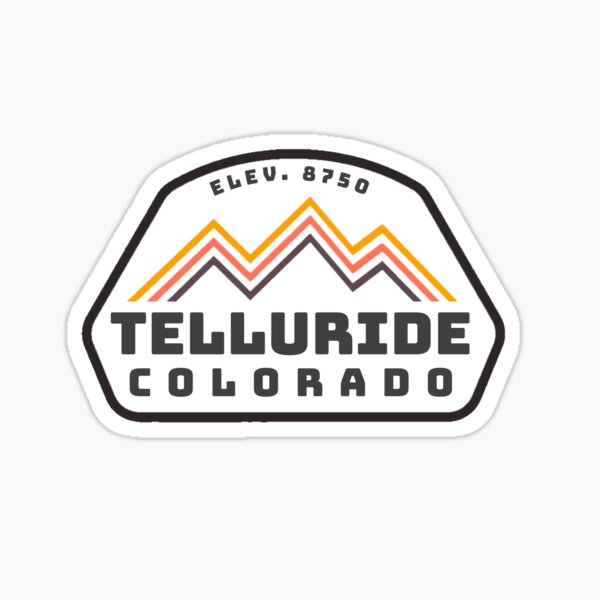 Vista previa del artículo con la obra «Telluride Colorado Vintage Retro Senderismo, Snowboard Aventura Esquí Montaña», diseñado y vendido por tmartinezta.