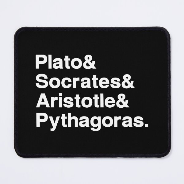 Item preview, Plato & Socrates & Aristotle & Pythagoras designed and sold by Good-Looking Corpse.