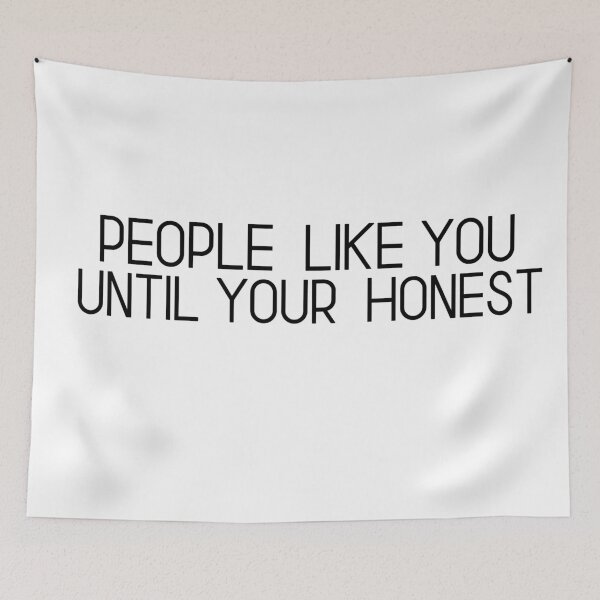 Item preview, PEOPLE LIKE YOU UNTILYOUR HONEST STICKERS designed and sold by RetroPlaceee.