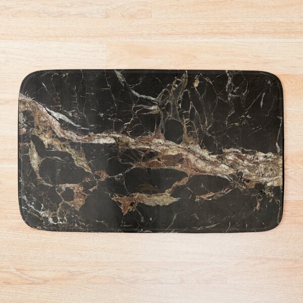 Item preview, Chic Black and Gold Natural Marble Texture Pattern  designed and sold by LaceySkies.