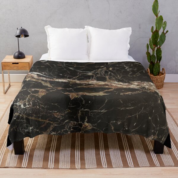 Artikelvorschau, Chic Black and Gold Natural Marble Texture Pattern entworfen und verkauft von LaceySkies.
