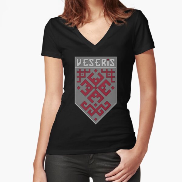 VESERIS vairogs | VESERIS shield Fitted V-Neck T-Shirt