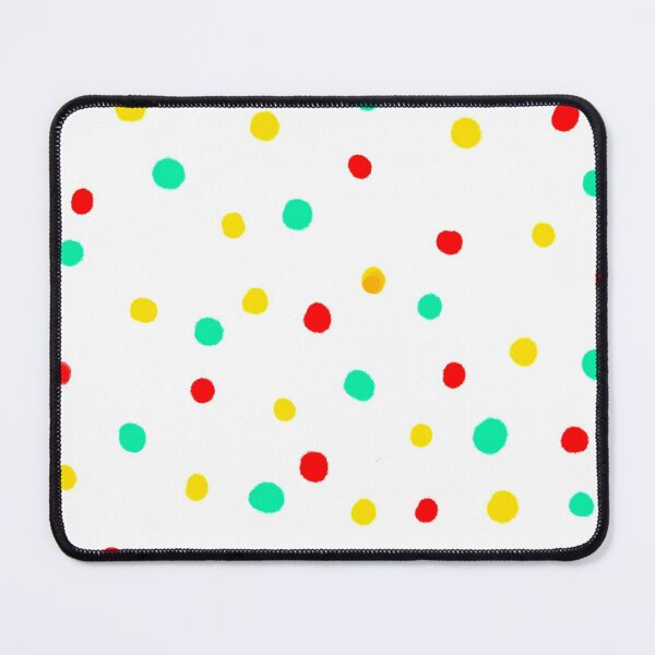 Item preview, Spotty green, yellow and red pattern design  designed and sold by DesignedByEmma1.