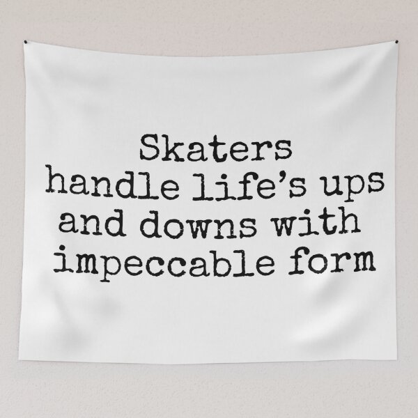 Item preview, Skaters life's ups and downs with impeccable form designed and sold by MuggyandMo.