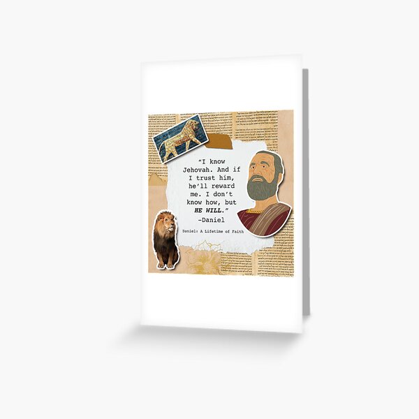 Daniel: A Lifetime of Faith Greeting Card