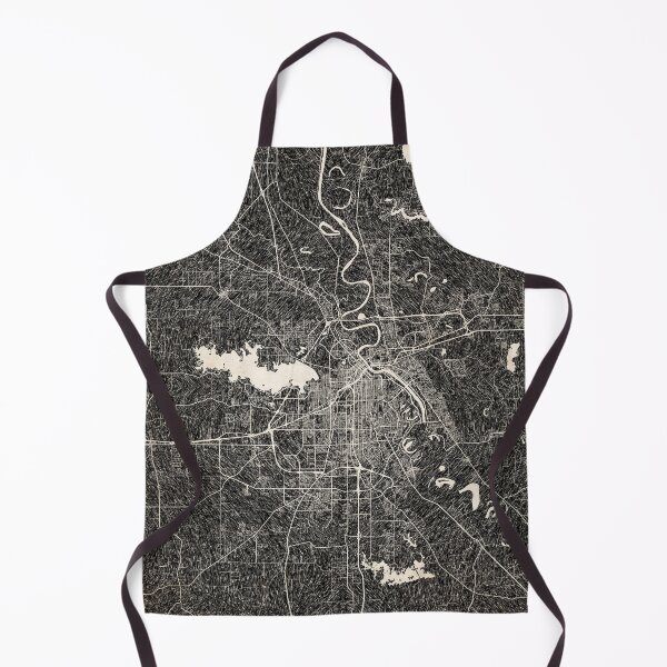 Item preview, Shreveport map Louisiana Ink lines 2 designed and sold by InkMaps.