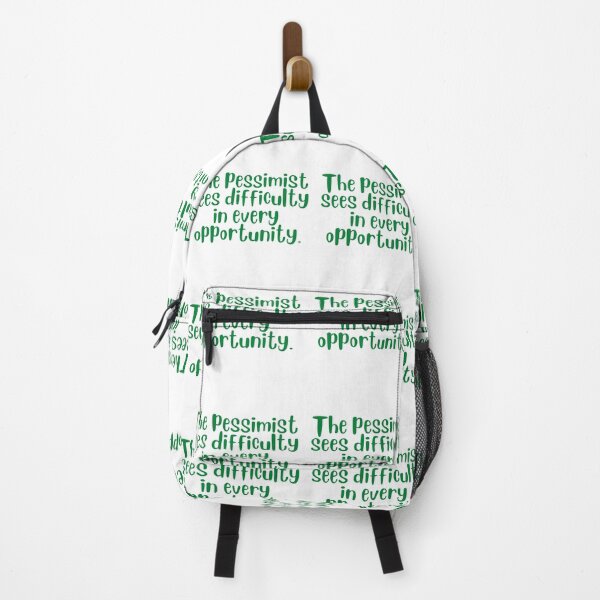 Item preview, The Pessimist Sees Difficulty In Every Opportunity designed and sold by Future Proofing.