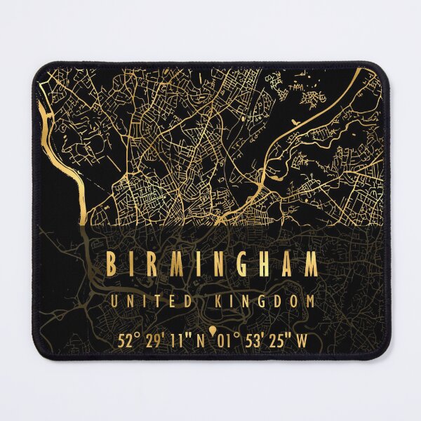 Item preview, Birmingham Map United Kingdom designed and sold by hatimelhag.