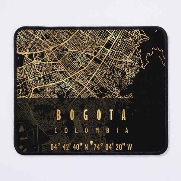 Item preview, Bogota Map Colombia designed and sold by hatimelhag.