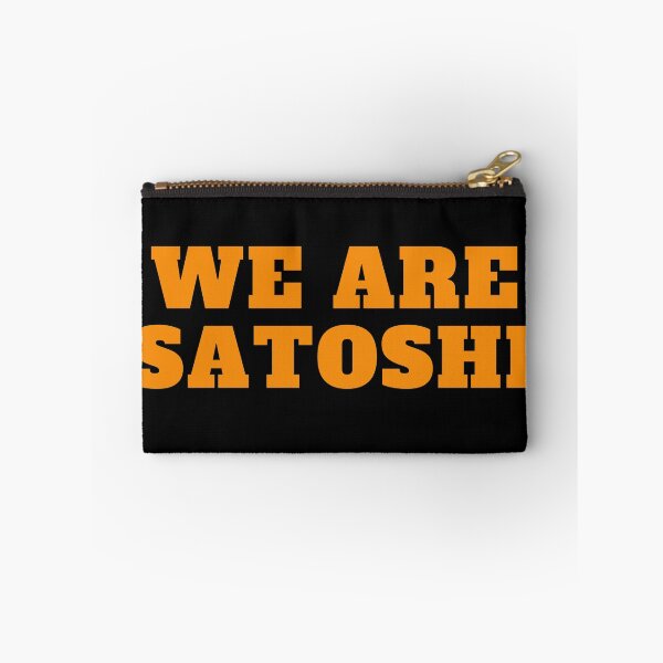 Item preview, We Are Satoshi Bitcoin Orange Typography Design designed and sold by BitcoinDesigns.