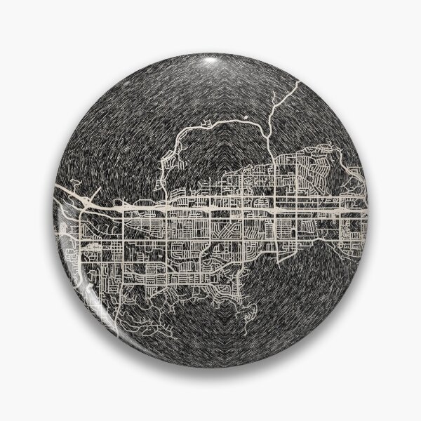 Item preview, Simi Valley map California Ink lines 2 designed and sold by InkMaps.