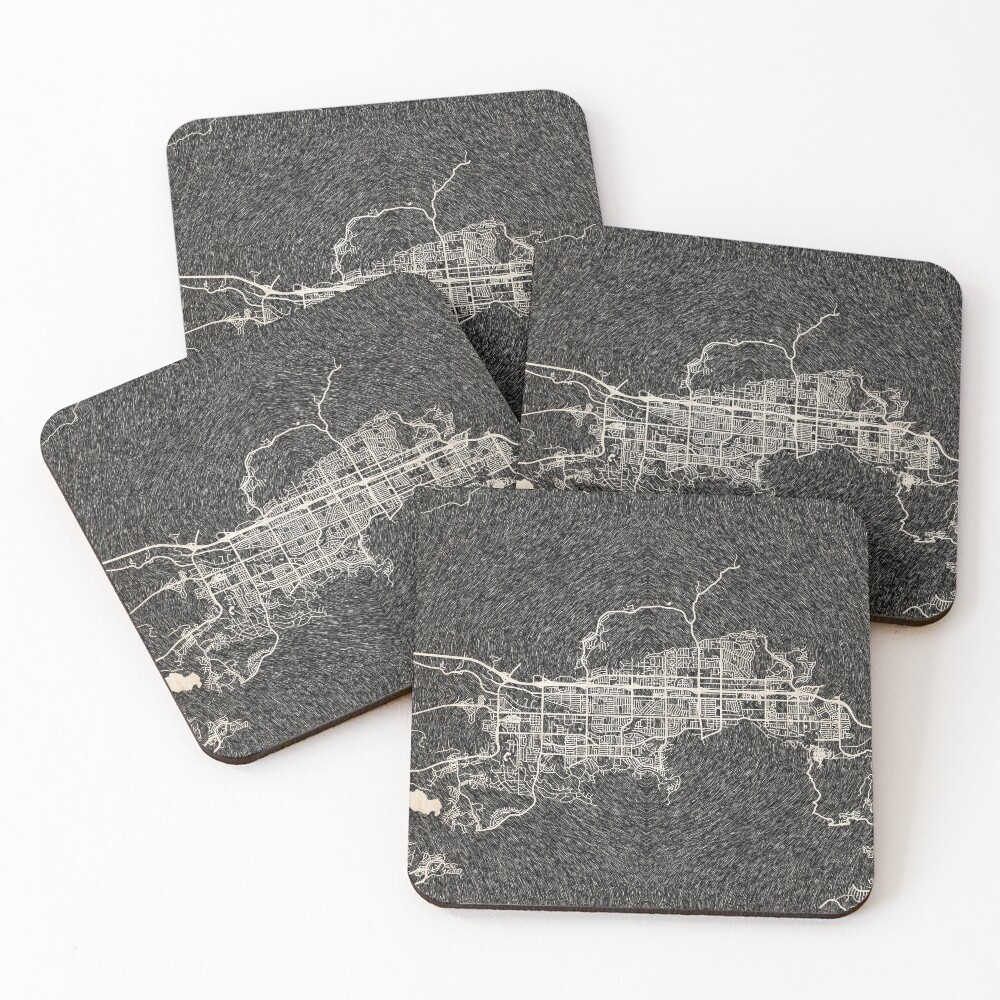 Item preview, Coasters (Set of 4) designed and sold by InkMaps.