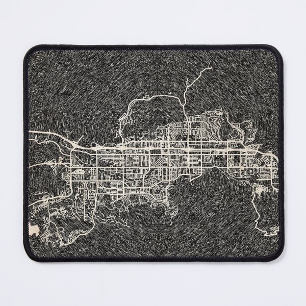 Item preview, Simi Valley map California Ink lines 2 designed and sold by InkMaps.