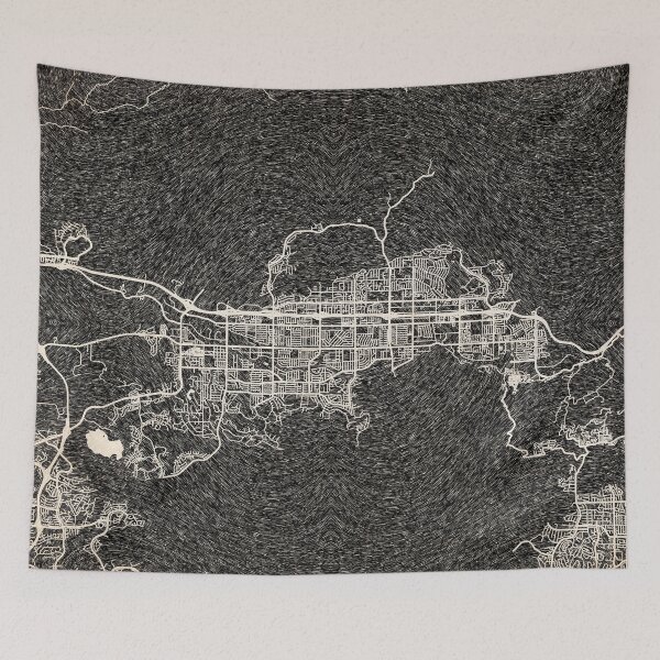 Item preview, Simi Valley map California Ink lines designed and sold by InkMaps.