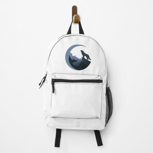 Item preview, Wolf and moon White designed and sold by REVOL-.