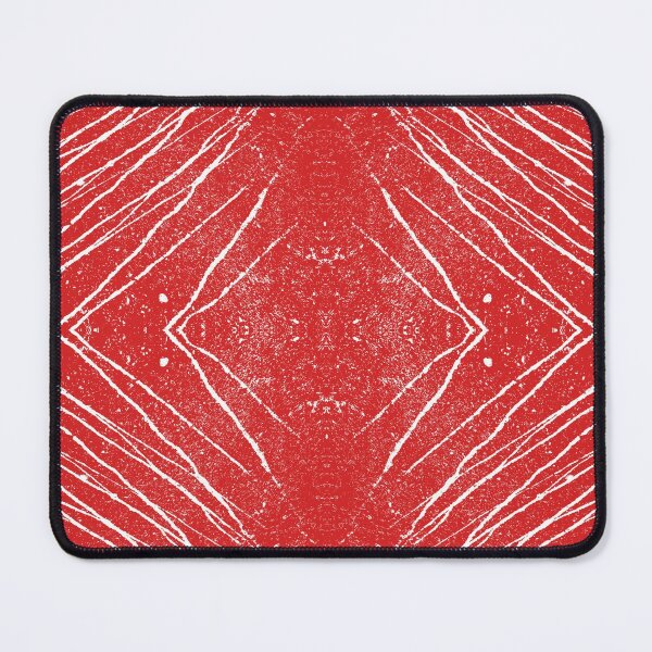 Item preview, Red Lines Paint Splashes Abstract Pattern designed and sold by bubblyshades.