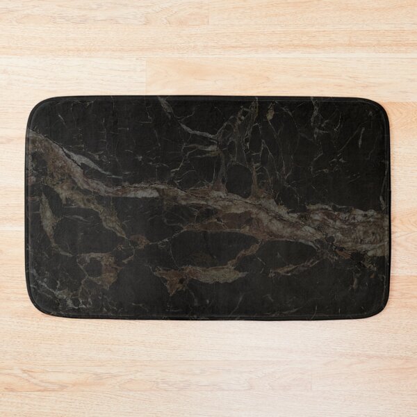 Item preview, Chic Tonal Black and Gold Natural Marble Texture Pattern  designed and sold by LaceySkies.
