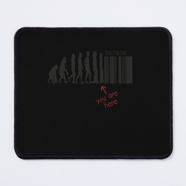 Item preview, Evolution - Barcode - Transhumanism - Technology designed and sold by Shirt-Designs.
