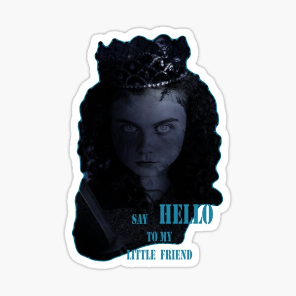 Time Tells Christopher Percy 'Hello' Sticker