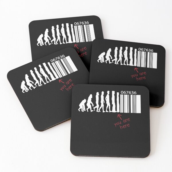 Item preview, Evolution - Barcode - Transhumanism - Technology designed and sold by Shirt-Designs.