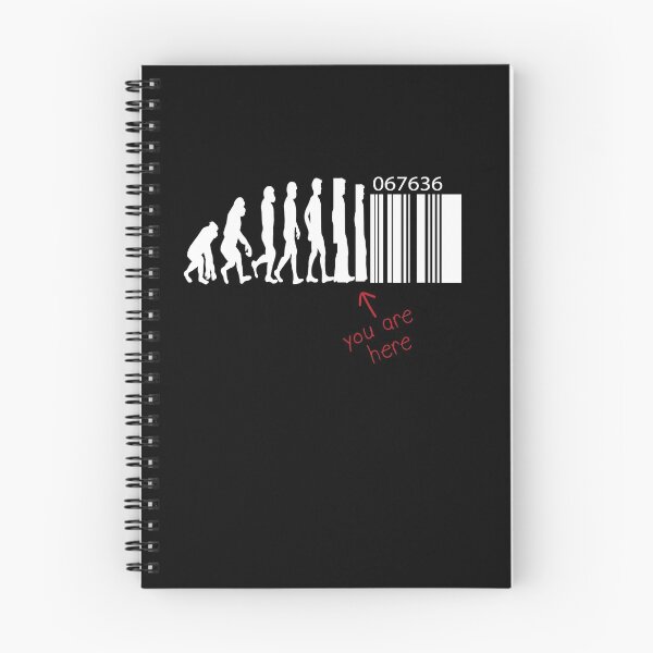 Item preview, Evolution - Barcode - Transhumanism - Technology designed and sold by Shirt-Designs.
