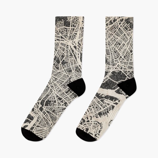 Item preview, Somerville map Massachusetts Ink lines designed and sold by InkMaps.