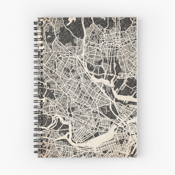 Item preview, Somerville map Massachusetts Ink lines 2 designed and sold by InkMaps.