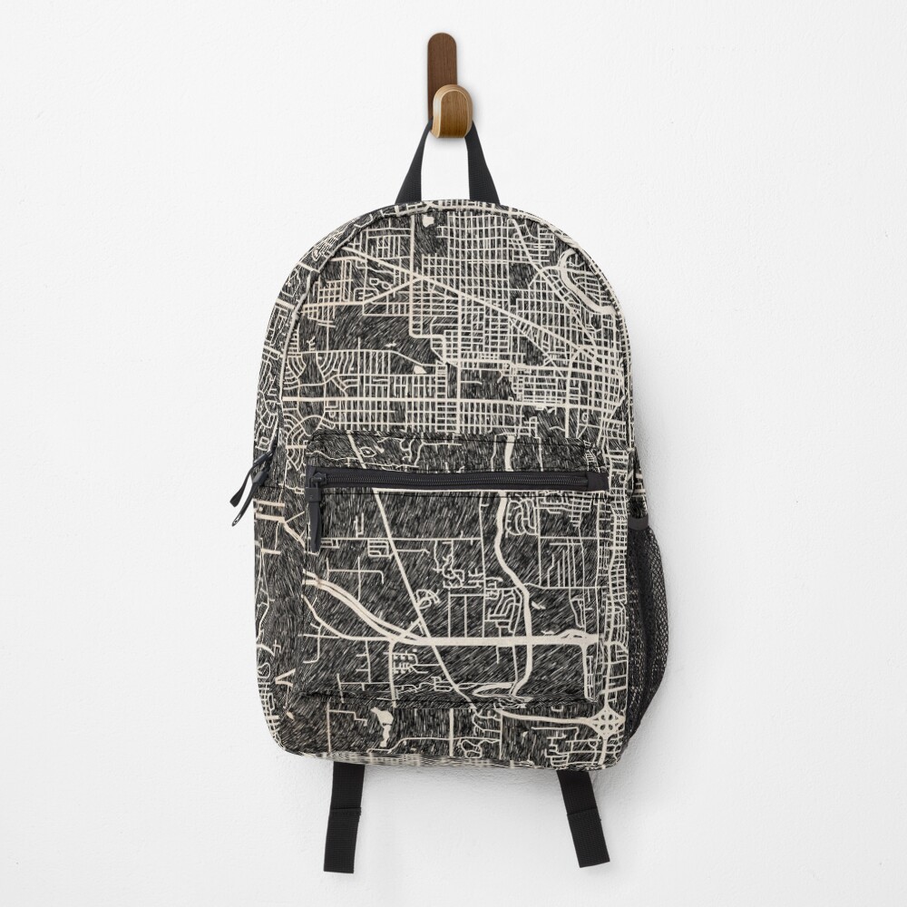Vista previa del artículo con la obra «Mochila», diseñado y vendido por InkMaps.