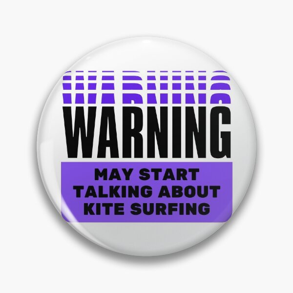 Artikelvorschau, Warnung könnte anfangen, über Kitesurfen zu sprechen entworfen und verkauft von TheGreenGoat.