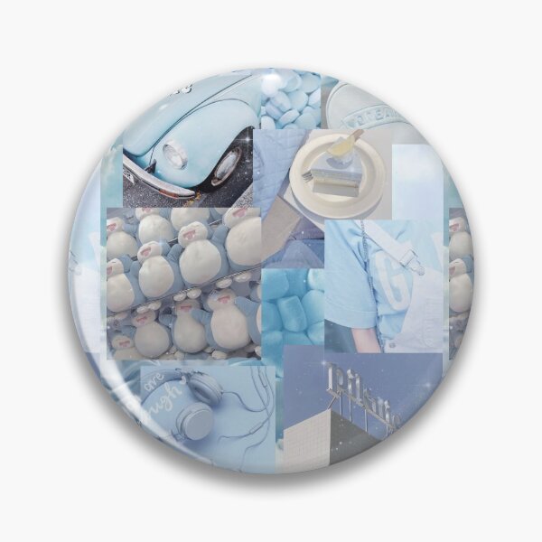 Item preview, Soft Blue Aesthetic Collage designed and sold by fairylily.
