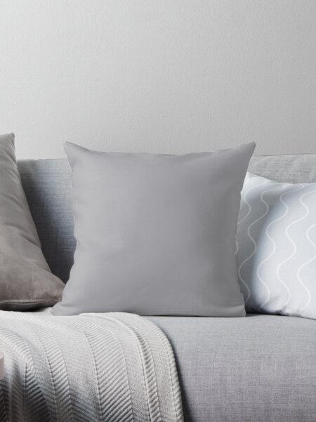 Item preview, METALLIC SILVER GREY ...Plain...Solid...Block... designed and sold by RachelMacht.